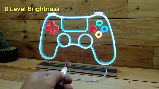 Joystick Neon Flex Lights using Led Controll Brightness смотреть онлайн