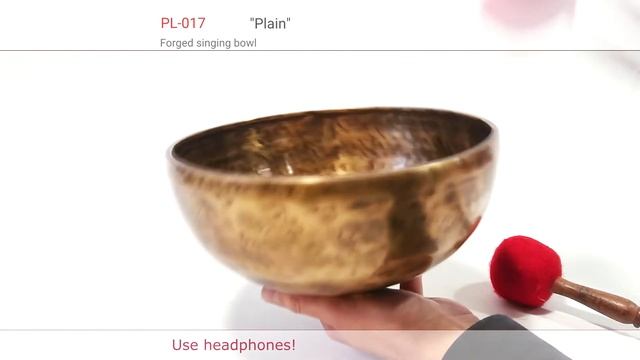 PL-017 Кованая поющая чаша "Plein" для всех видов практики. Тест смотреть онлайн