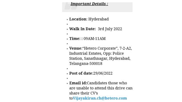 Freshers & Experience B.sc,M.sc,B.pharm,M.pharm,ITI,Diploma,B.com,M.com,B.tech,M.tech walk-in July смотреть онлайн