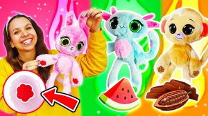 Новые поп-ит друзья устроили беспорядок! Игры и подарки для детей. Видео про игрушки для девочек.
