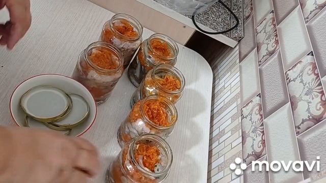 Скумбрия, Мойва, Щука и Карась  с овощами в томате. Заготовки с Автоклавом 