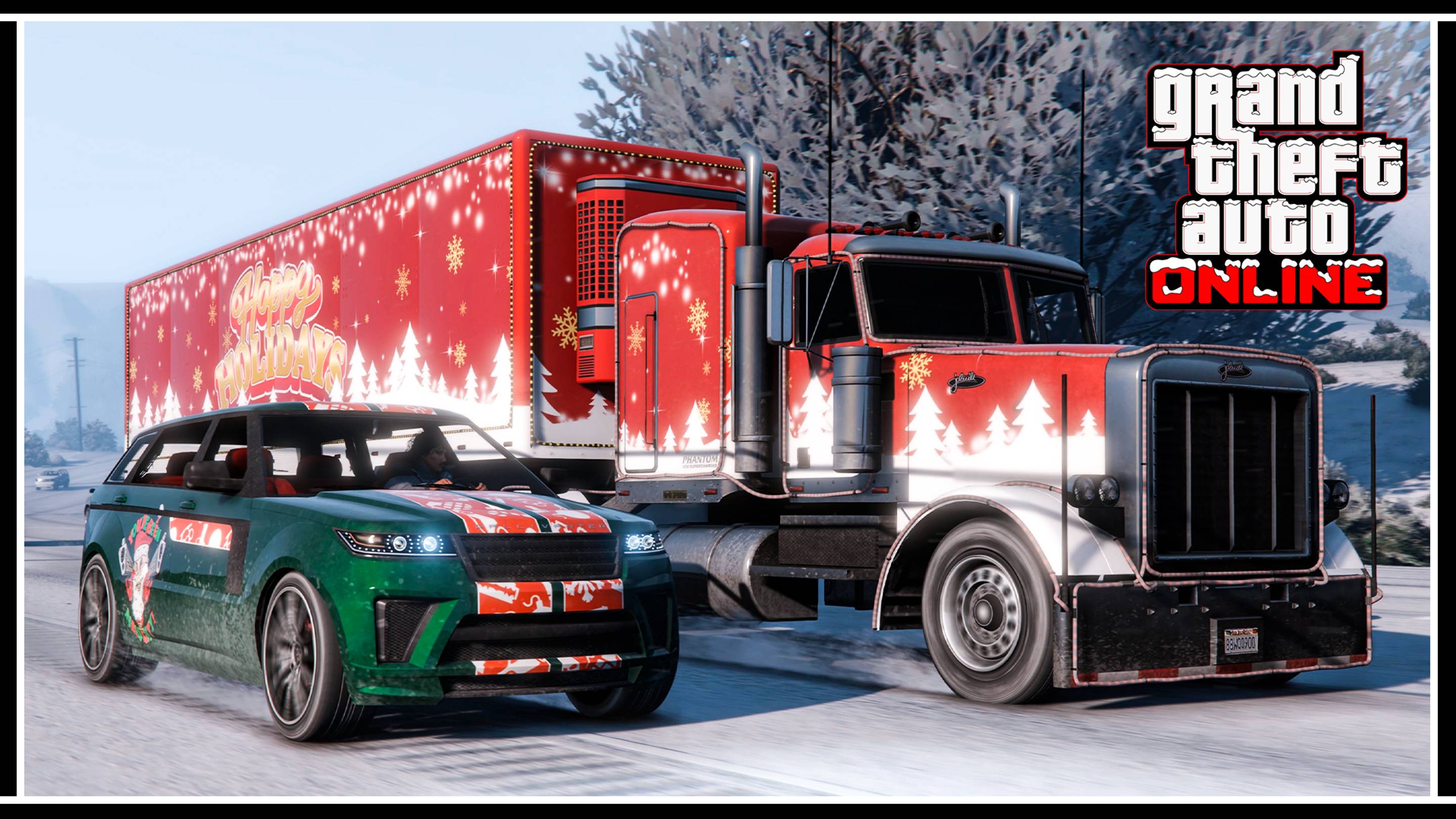 Как найти Праздничный Hauler в GTA Online смотреть онлайн