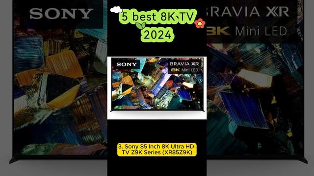 Top 5 Best 8K TV 2024 #short