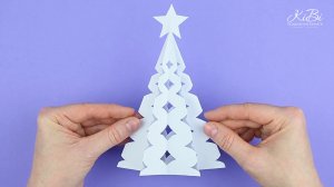 Елочка Новогодняя из листа бумаги  А4 | Поделки на Новый год своими руками для декора
