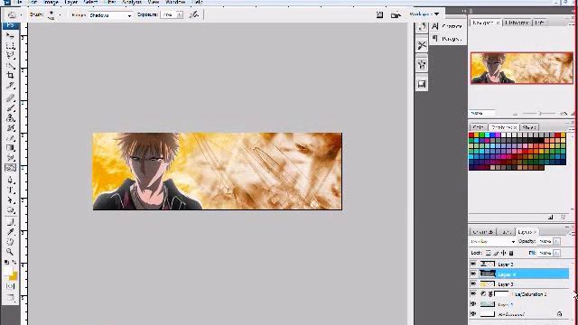 Photoshop Tutorial : Creating an easy Forum Signature смотреть онлайн