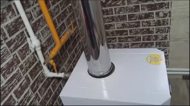 Подключаю напольный газовый котёл к отоплению . смотреть онлайн