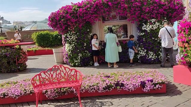 "Цветочный джем" на Манежной площади. смотреть онлайн