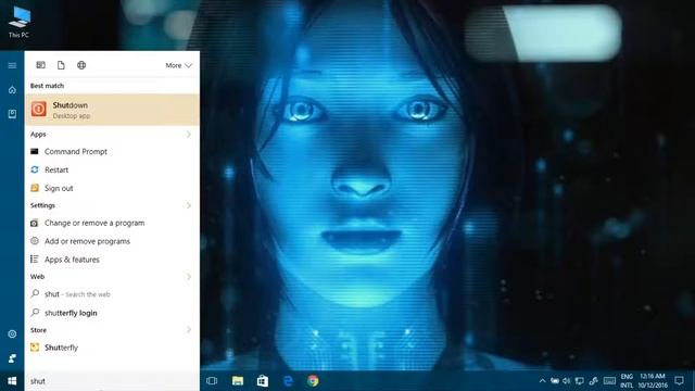 How to Shutdown Windows 10 By Cortana Without Internet смотреть онлайн