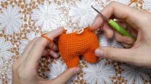 Бесплатный мастер класс "Котик" амигуруми крючком. Часть 3