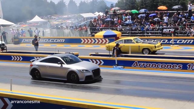 Audi TT RS "El Asesino" vs Chevy Vega | Arrancones Pegaso Septiembre 2018 смотреть онлайн