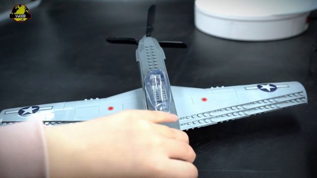 WANGE 4006 P-51 Mustang Fighter смотреть онлайн