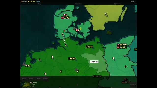 WALES EXTREME MODE GAMEPLAY - Age Of History Europe смотреть онлайн