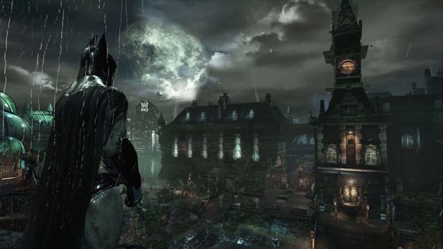 Batman Arkham Ambience | Arkham Asylum Soundtrack, Intercom And Rain