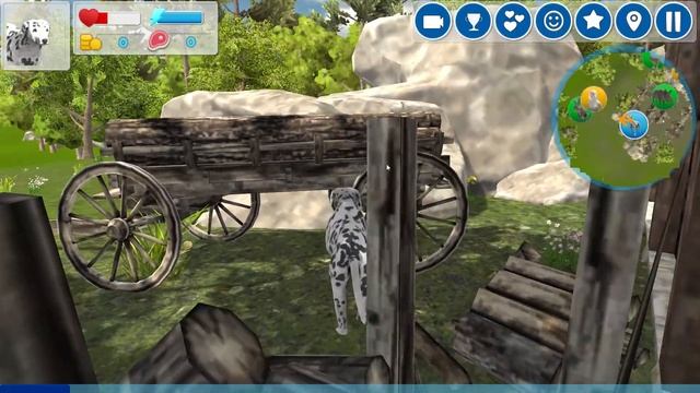 Игра Симулятор Собаки 3Д, путешествую, напали на медведя и съели девушку, а потом встретили волка смотреть онлайн