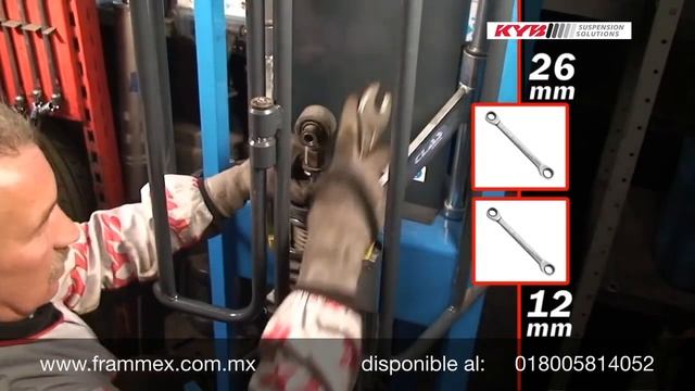 Amortiguador trasero Peugeot 407 KYB (Instalación) смотреть онлайн