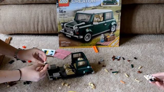 Lego MINI Cooper Build Timelapse - 30x speed смотреть онлайн
