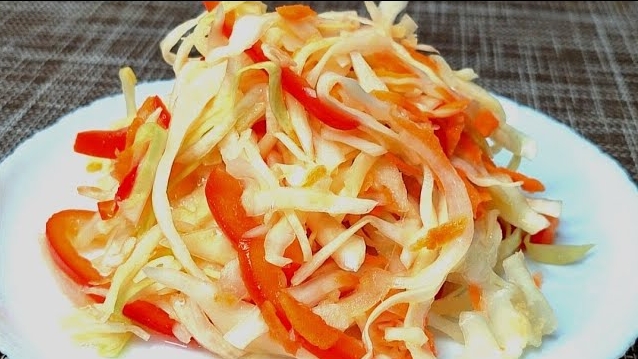 Хрустящая капуста "Провансаль" . Быстрого приготовления. смотреть онлайн