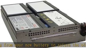 APC UPS Battery Replacement, APCRBC133, for APC UPS Models SMT1500RM2U,SMT1500RM2UC, SMT1500RM2UNC
