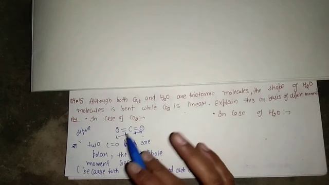 Class-11(Unit-4) Q-15 although both CO2 and H2O are triatomic molecules #shzclasses#ncertsolutions смотреть онлайн