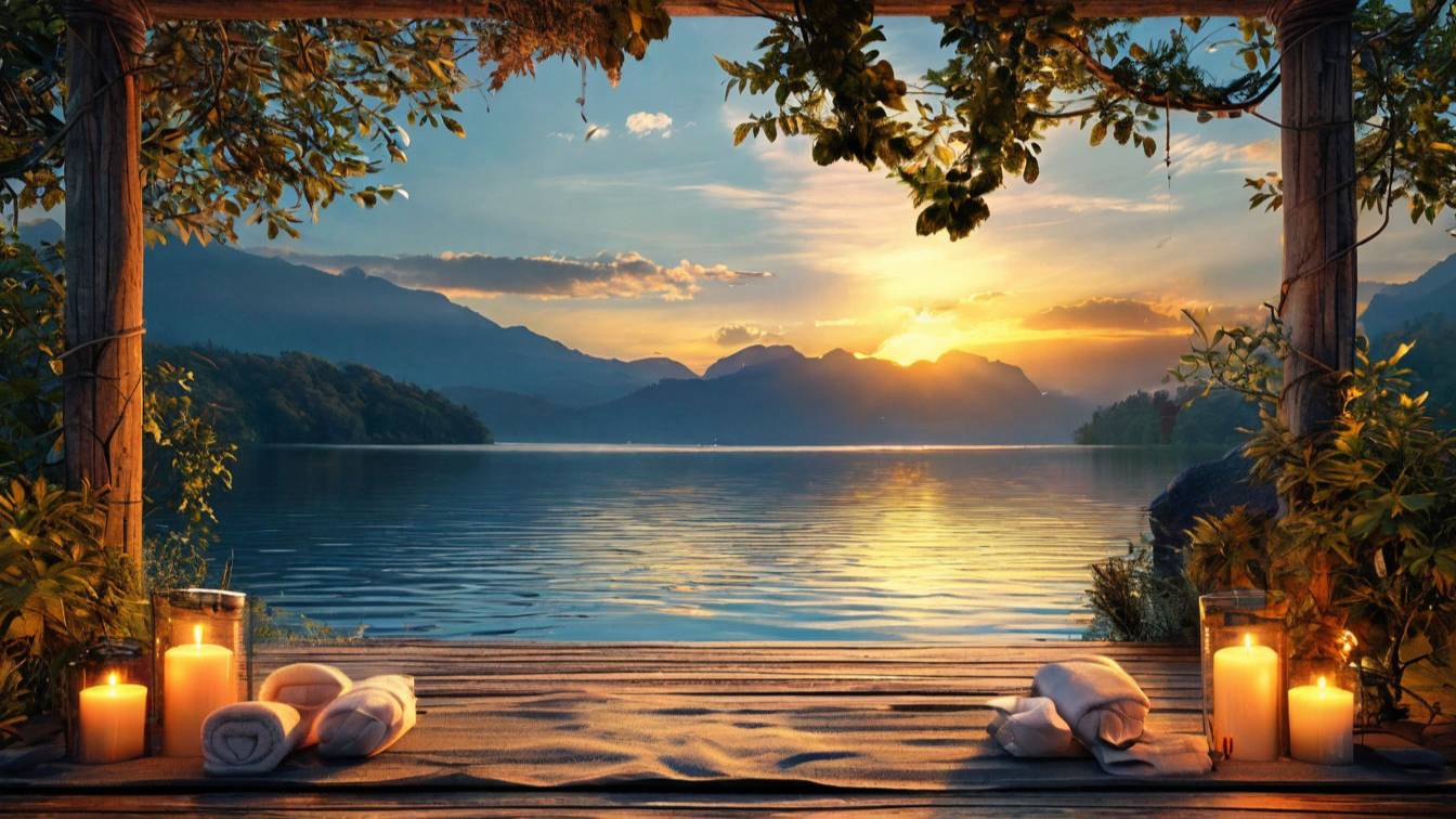 3 ЧАСА Гармонии и Спокойствия! Расслабляющая Музыка для Медитации, Йоги, Спа и Массажа, Вечерний фон смотреть онлайн