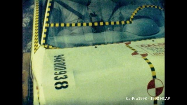 1990-1993 Mazda Miata (NA - Driver's AIrbag)  NHTSA Full-Overlap Frontal Crash Test
