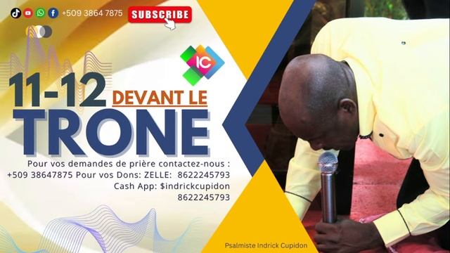 EN DIRECT | 11-12 DEVANT LE TRONE | 30 AVRIL 2024 | Psalmiste Indrick Cupidon смотреть онлайн