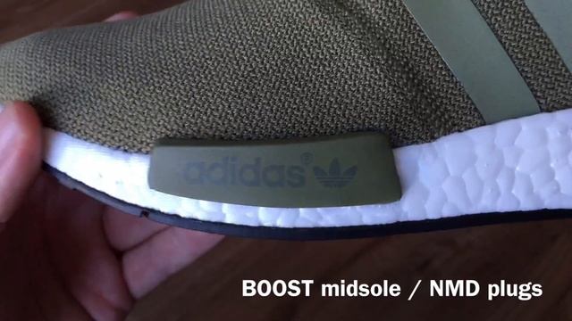 NEW Adidas NMD R1 | Olive Green | Unboxing & On Feet | HD Close Up смотреть онлайн