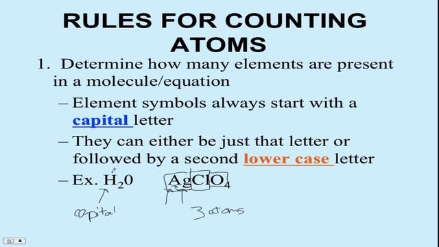 ES Counting and Chem Eqs смотреть онлайн