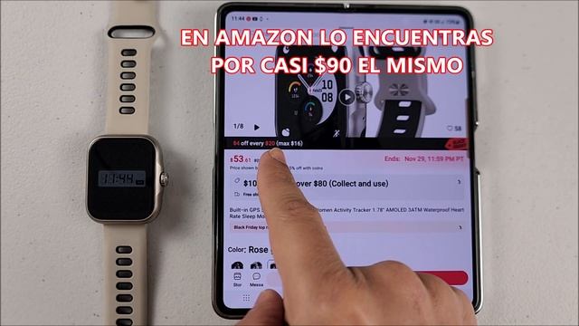 V69 / GTS4 - SMARTWATCHES EN ALLIEXPRESS