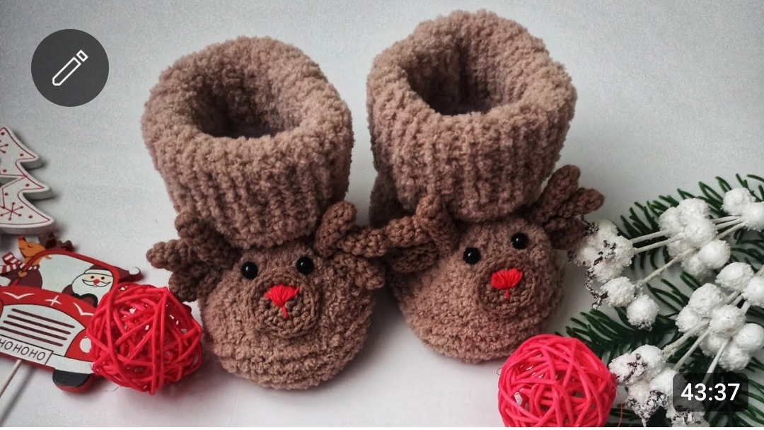 Мастер класс пинетки оленята смотреть онлайн