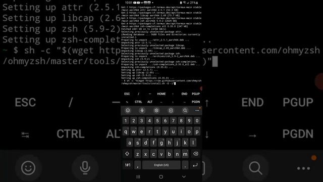 How to Install zsh and termux-starterpack on termux смотреть онлайн