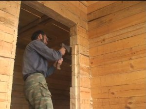 Постройка брусового дома часть 2