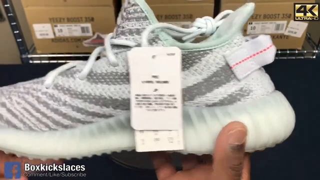 Yeezy New Anti-Counterfeit Hangtag! Unboxing Adidas Yeezy Boost 350 "Blue Tint" | In-depth Review смотреть онлайн