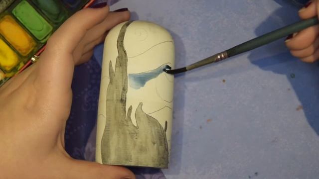 Painting On Russian Dolls | Watercolour On Wood