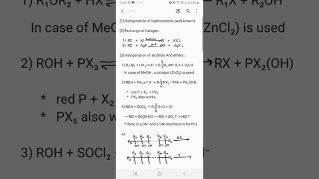 Organic chemistry notes revision (1) смотреть онлайн