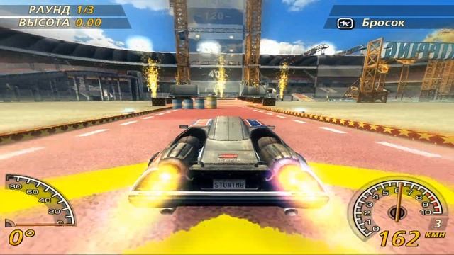 Flatout 2 прыжки в высоту High Jump . смотреть онлайн