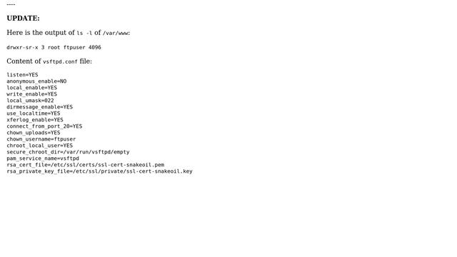 Ubuntu: VSFTPD 553 error: could not create file смотреть онлайн
