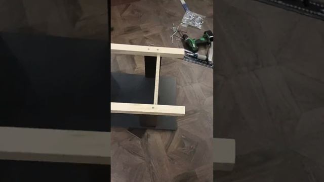 Банкетка с полочкой, ДСП, 51 см.