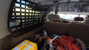 Система крепления груза в багажник автомобиля Тойота Ленд Круизер 80