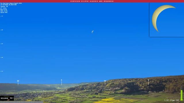 The Total Solar Eclipse of April 8, 2024 from Sparta, TN смотреть онлайн