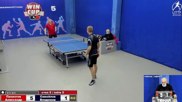 10:00 Паниотов Александр 3-2 Самойлов Владимир cтол 5 ЮГ-2 20.12.21 смотреть онлайн