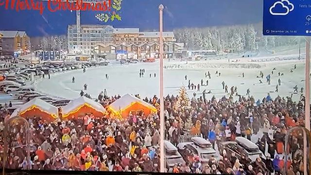 Горнолыжный курорт Levi, Финляндия, за Полярным кругом, 24.12.2024, 15_10 Запись с экрана ТВ #Levi смотреть онлайн