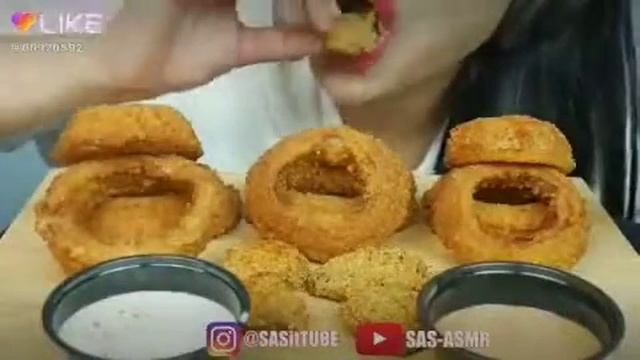 Асмр кальмарные кольца, соус и тд.... смотреть онлайн