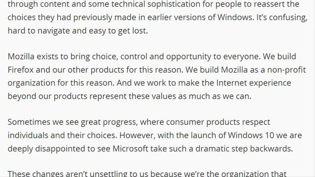 Mozilla CEO slams Microsoft over Windows 10 Browser Defaults, in an open letter to Microsoft CEO смотреть онлайн