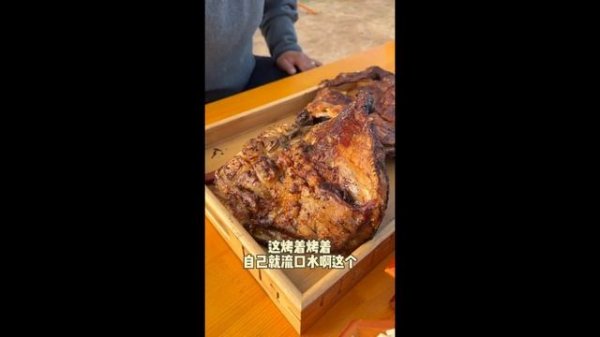 在草原上烧烤的蒙古人！烤羊排！【巴图安达】#野营 #烹饪 #村庄 #food