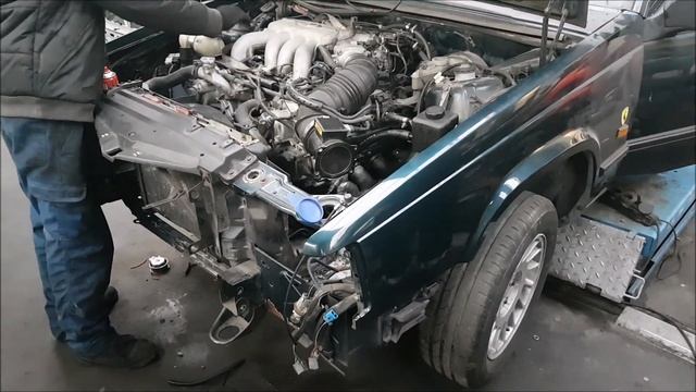 Part 3 Volvo 940 V8 300HP swap infiniti VH45DE engine with BMW gearbox смотреть онлайн