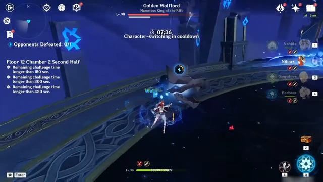 New Spiral Abyss 3.3 | C0 Freeze Ganyu Shenhe ft. C0 Bloom Nilou Nahida 9☆ Floor 12 [Genshin Impact смотреть онлайн