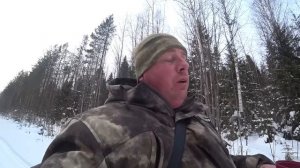 Поехал в заброшку на рыбалку. Встретил брата. Таёжные походы на снегоходе. Таёжная река в глухозимье