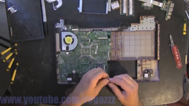 DELL 1564 take apart video, disassemble, how to open disassembly смотреть онлайн