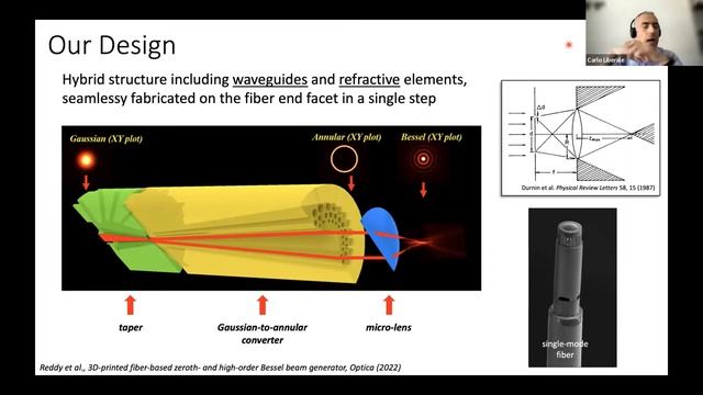 4th webinar | Prof. C. Liberale: High-res 3D printing of novel on-fiber optical structures смотреть онлайн